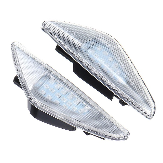 QCDIN 2PCS Turn Signal Light LED Side Marker Light Blinker For BMW E70 ...